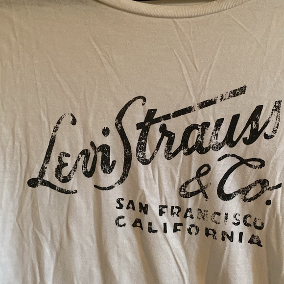 White Levi’s Jean  company,  T-shirt - Picture 2 of 3